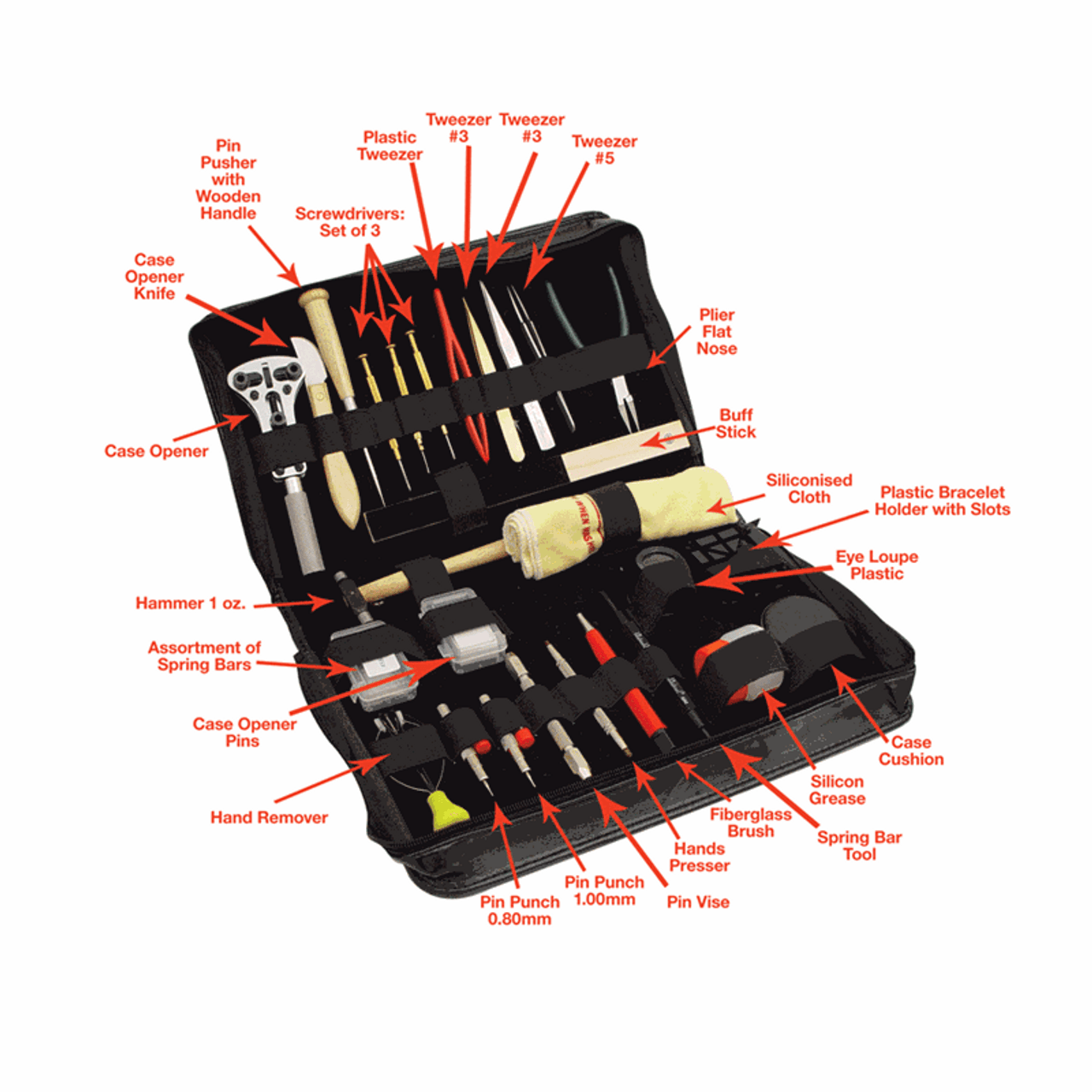 Watch Repair Deluxe Watch Tool Set