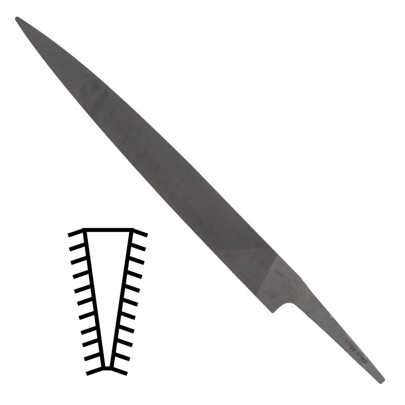 Knife Edge Jewelry Hand File Swiss Vallorbe