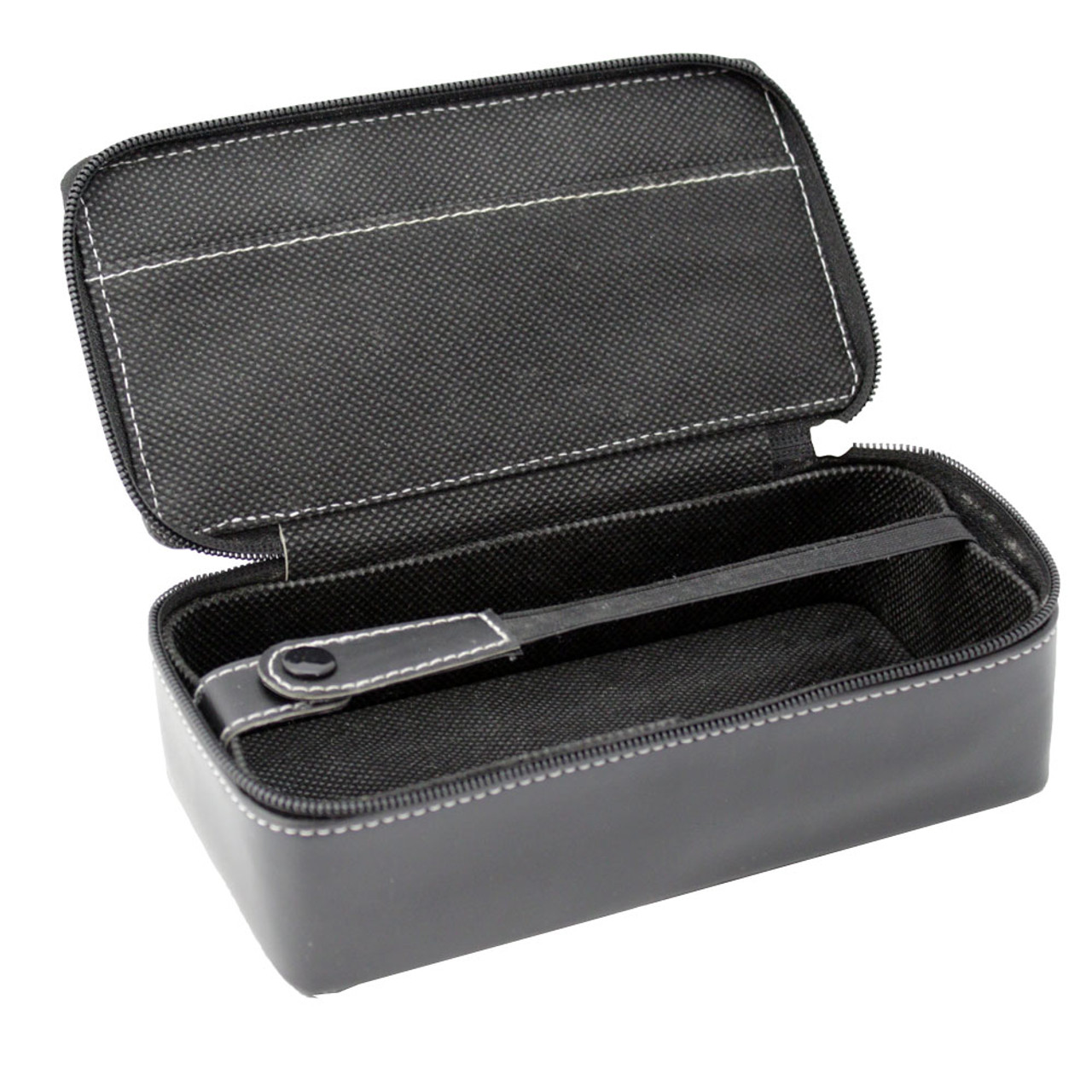 Large Leather Gem Parcel Box Diamond Paper Storage Case Portable