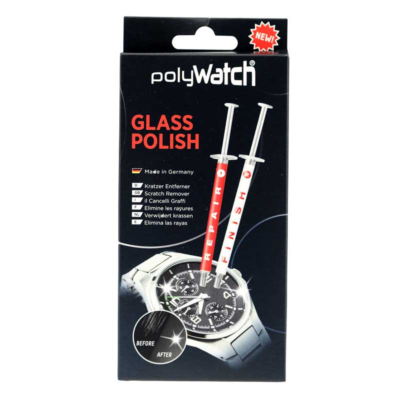 5g PolyWatch Remover Polish Scratches of Watch Plastic and Acrylic Crystal  Glass