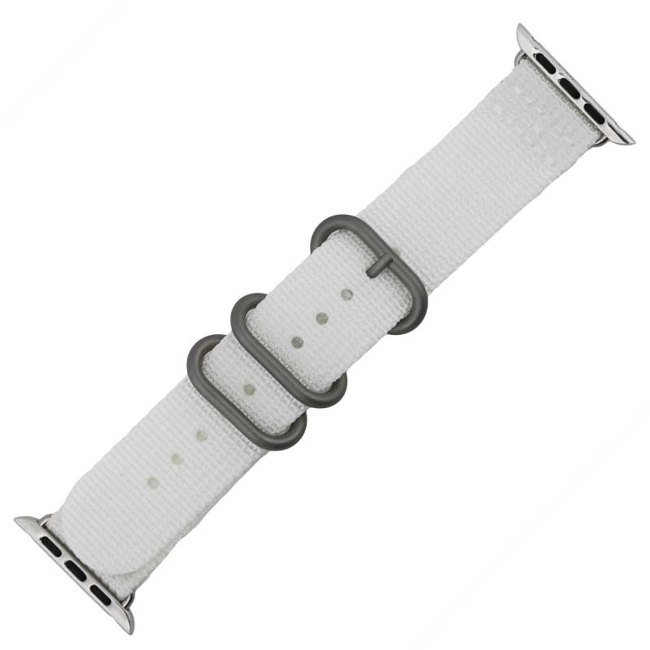 Furnace Værdiløs efter skole White Nylon Watch Band Made to Fit 38mm Apple® Watch