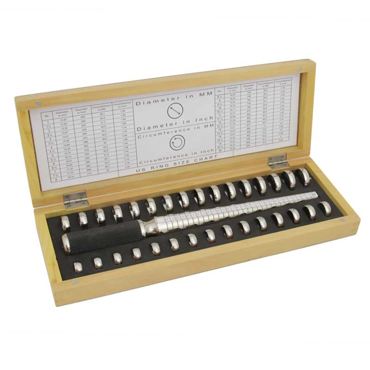 Deluxe Ring Gauge Kit with Mandrel