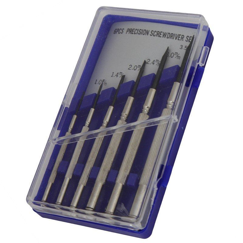 6 Piece Screwdrivers Set with Straight Blades