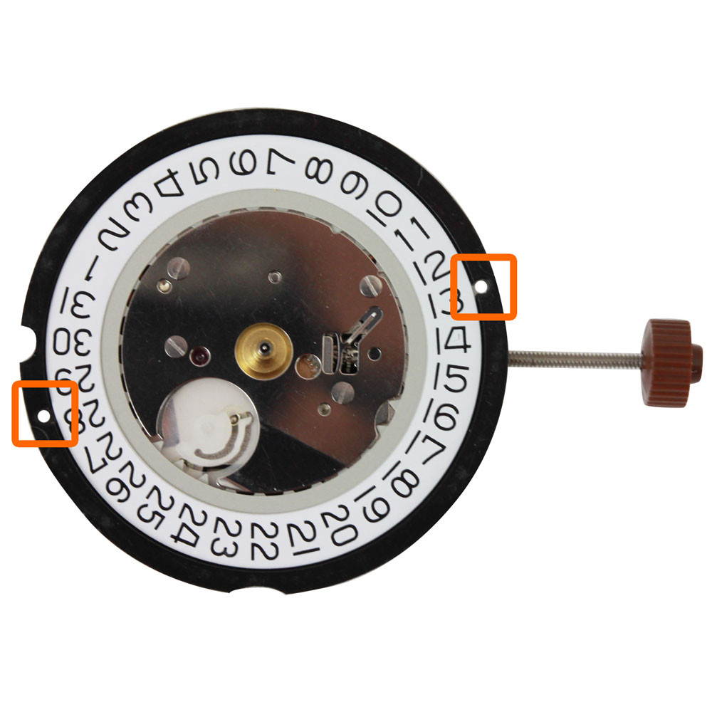 Harley Ronda 3 Hand Quartz Watch Movement HQ515.2-D4 Date at 4:00