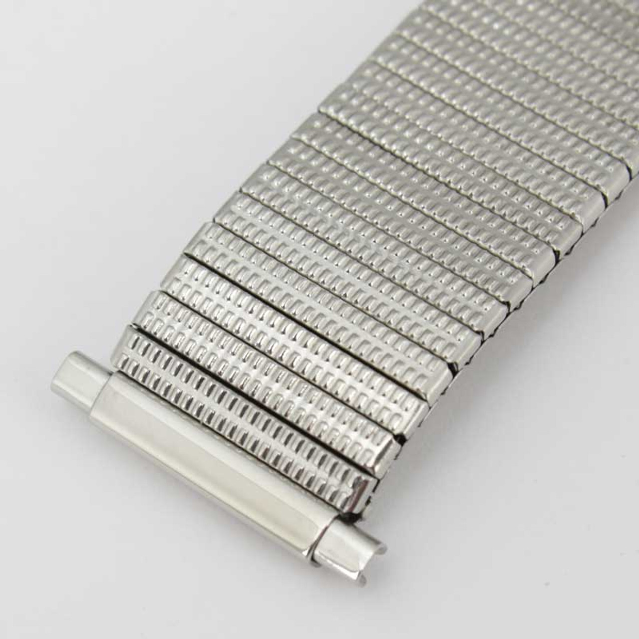 Stainless Steel Expansion Watch Band with Expandable Ends 16-22MM