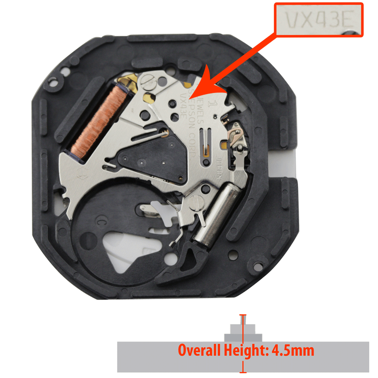 Vx43 movement Clearance