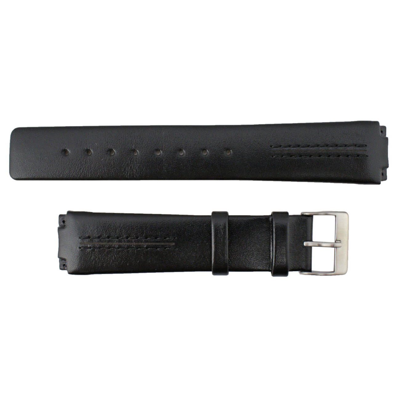 Black Watch Strap 20mm Smooth Calf Generic Made to Fit Skagen® 7 13/16