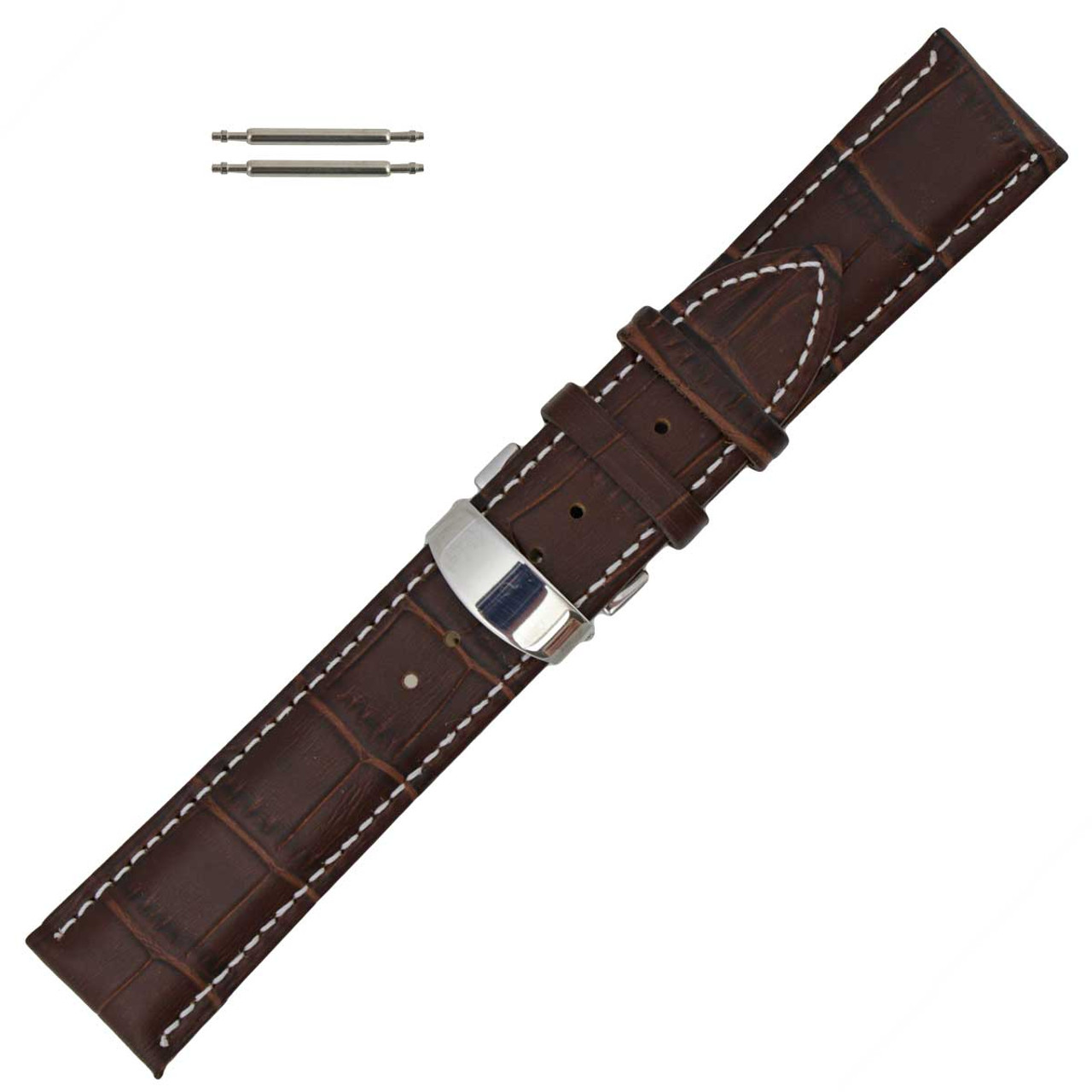 Leather on sale deployant strap