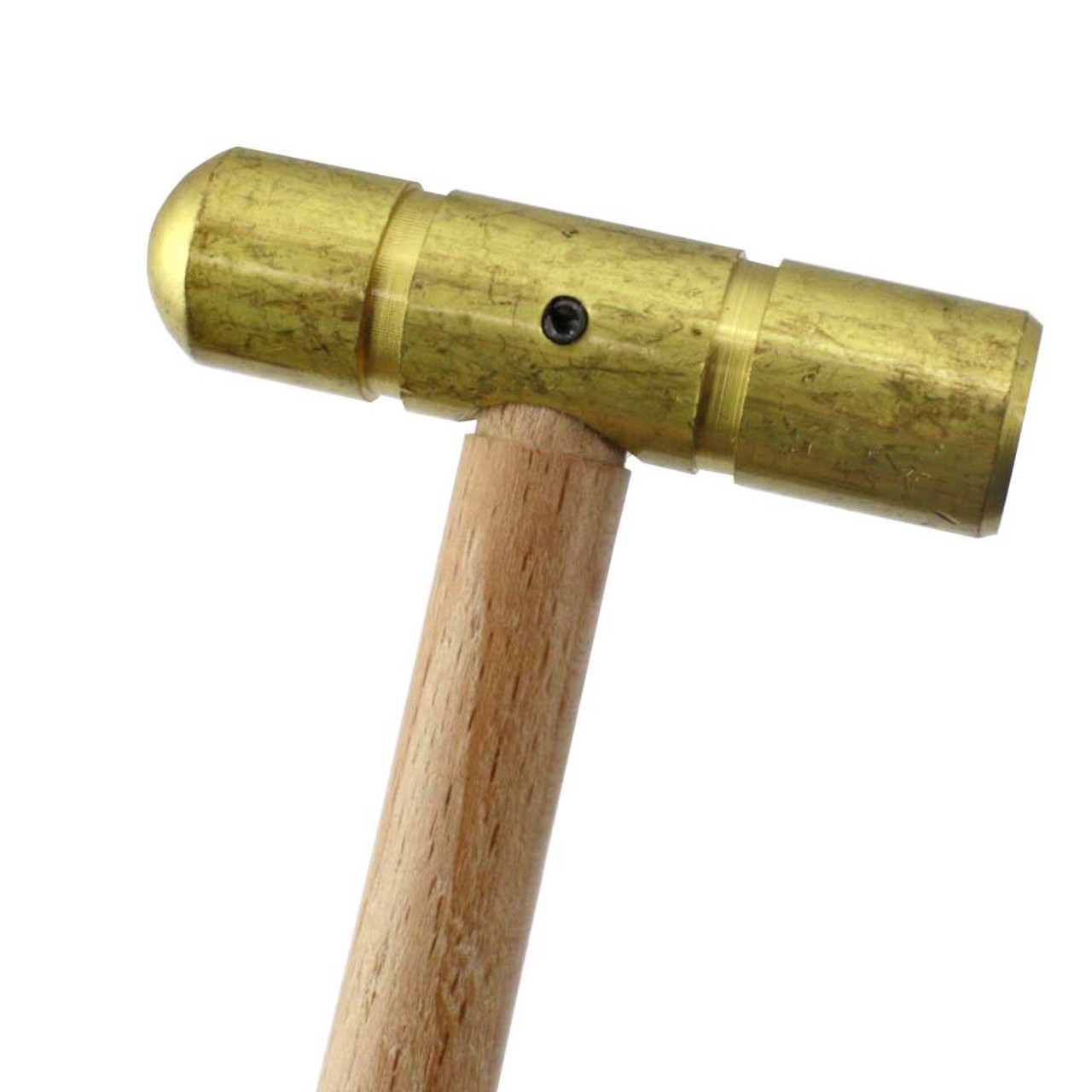 4oz Brass Hammer Flat FACE Head Solid Brass Metalsmith Hobby and Craft Soft  Hammer By JTS
