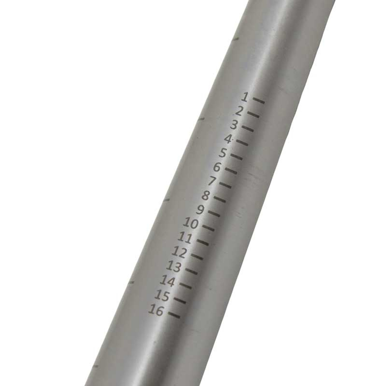PrecisionFit™ Steel Marked Ring Mandrel With Groove (USA Sizes 1-16)
