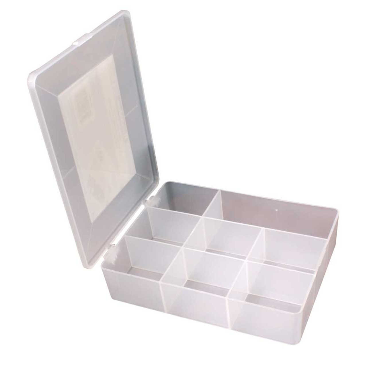 8 Compartment Box Storage Container Plastic CLEARANCE