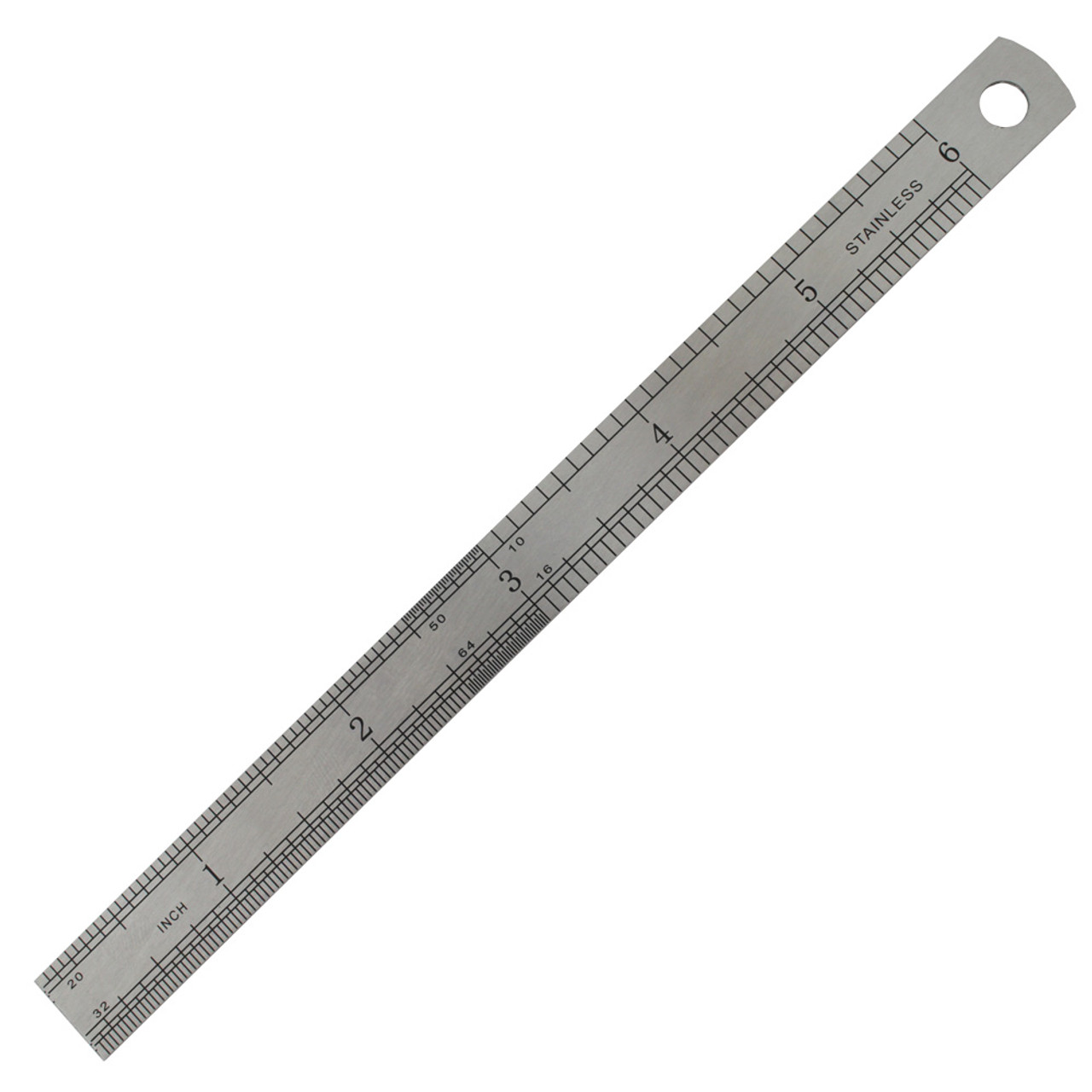 Double Side Stainless Steel 6 Inch Ruler