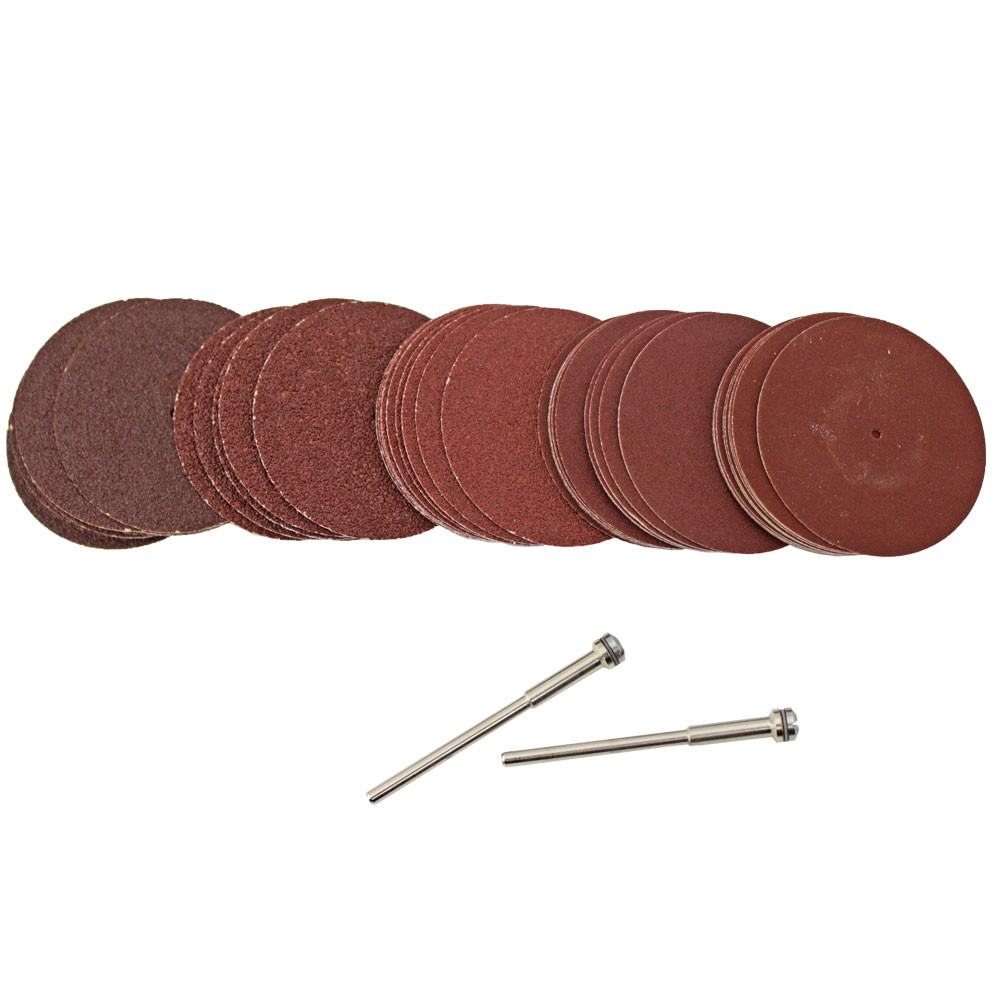Adalox Sanding Discs 1.5 Inch Diameter Assortment of 50