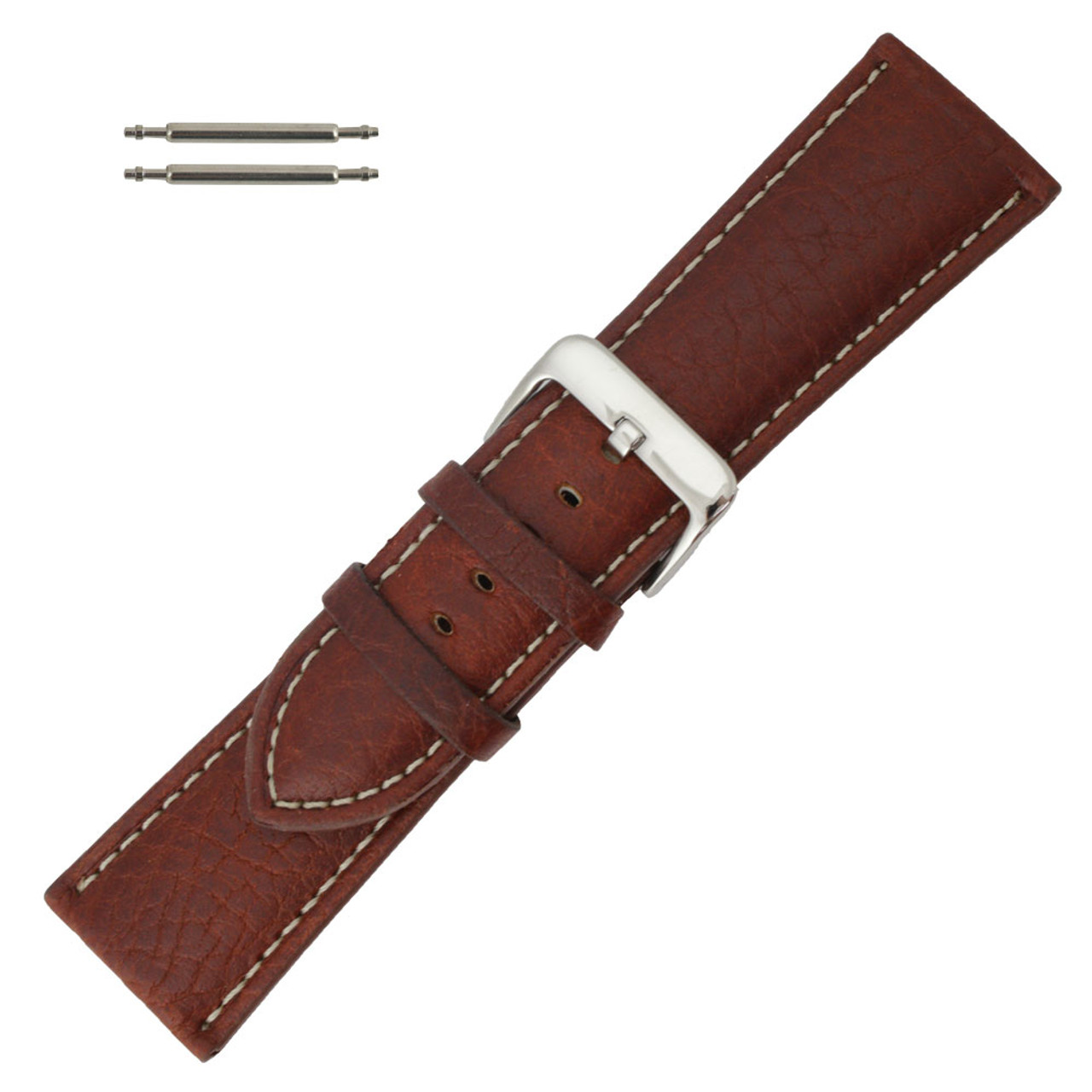 Men's Leather Watch Band, Heavy Texture Buffalo Grain Watch Strap | Speidel  — Time After Time