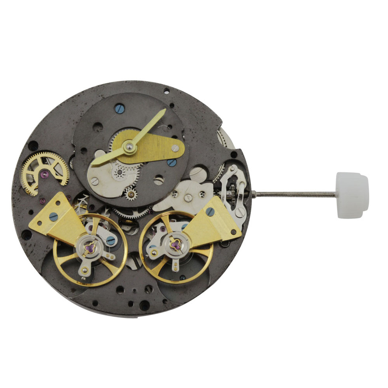 Chinese Dual Imitation Tourbillon 2 Hand Watch Movement S-05 Overall Height  8.0mm