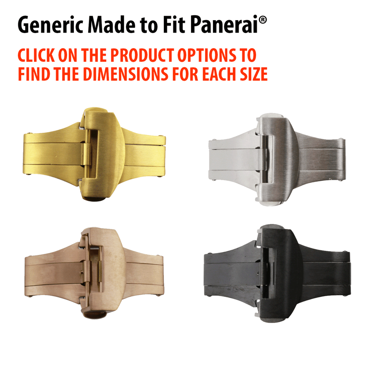 Omega-Style Deployant Watch Straps | Genteel Handmade