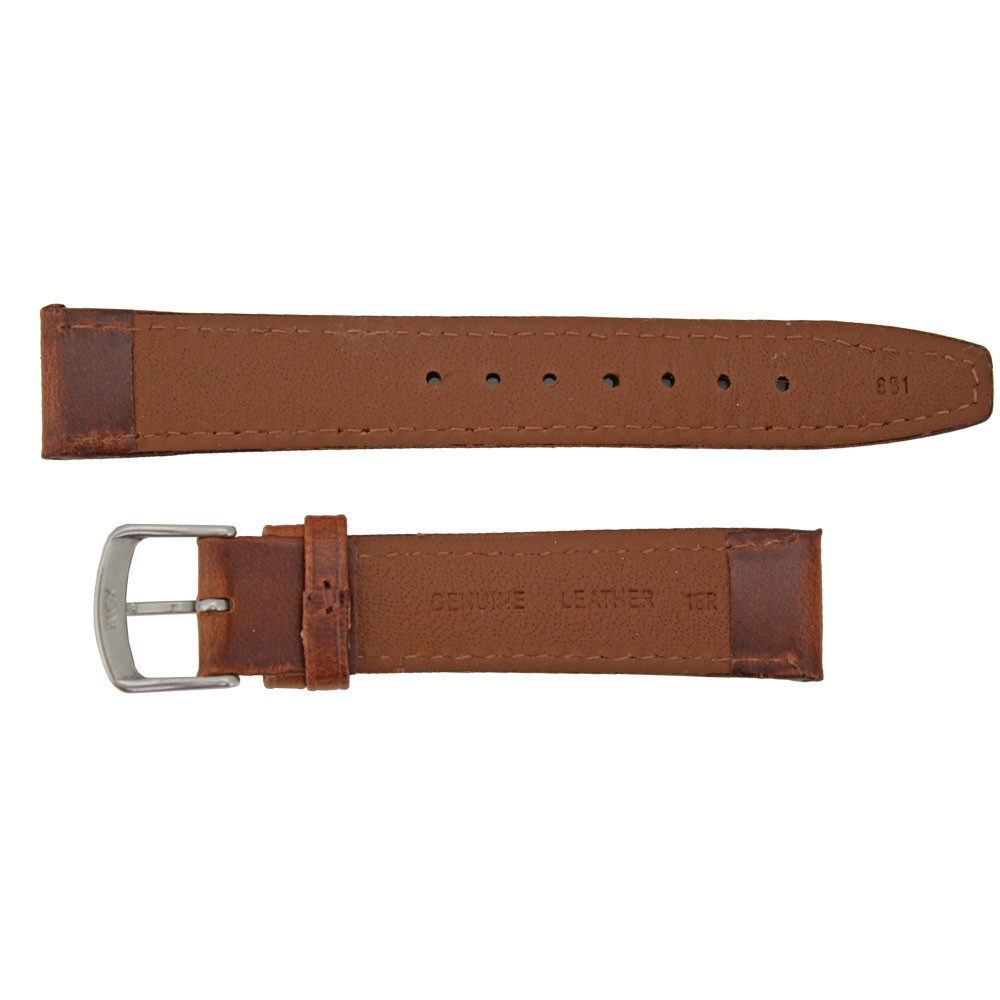 Hadley Roma Chestnut 18mm Oil Tanned Leather Watch Band 7 7/16