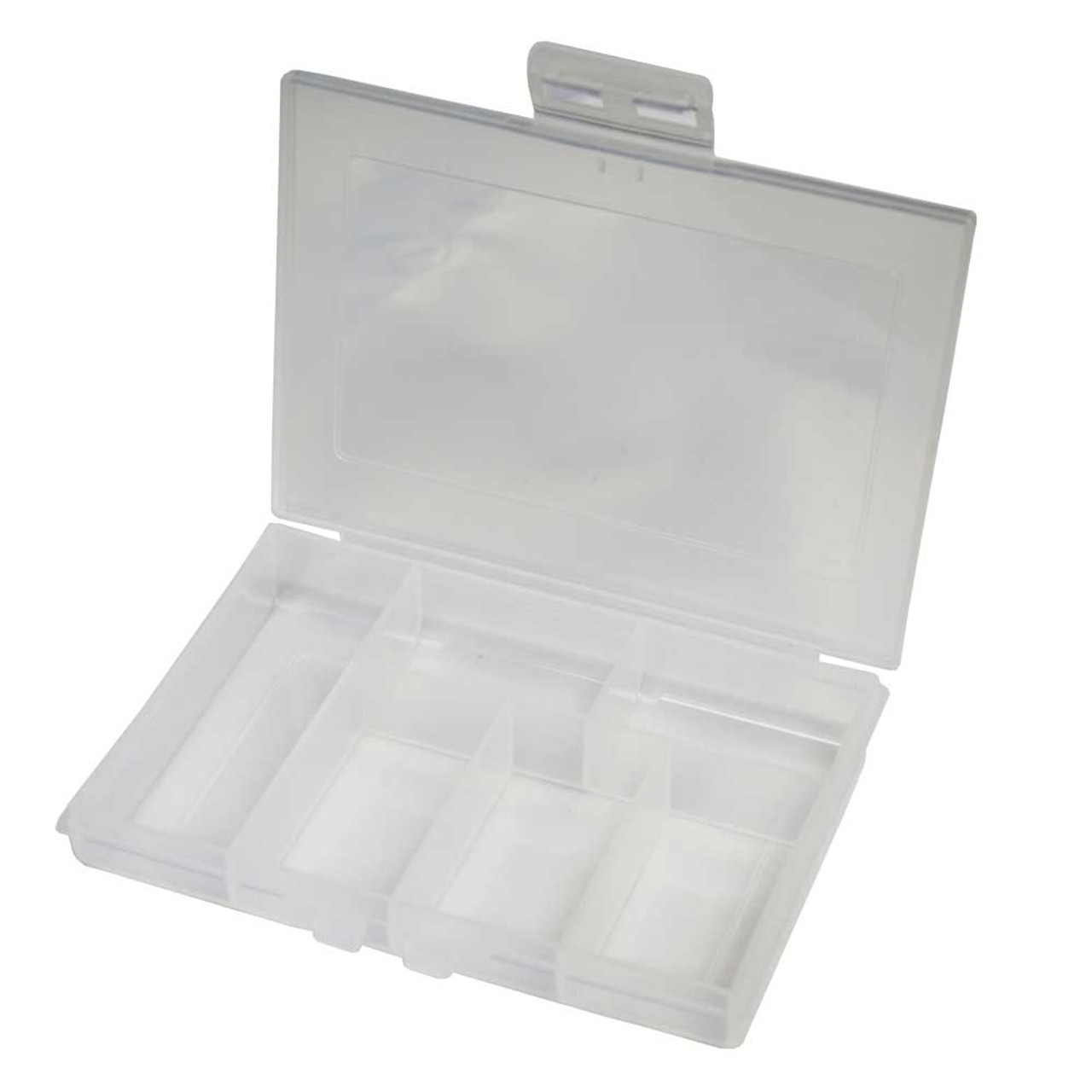 Frosted Plastic Organizer Box with 6 Compartments | Esslinger