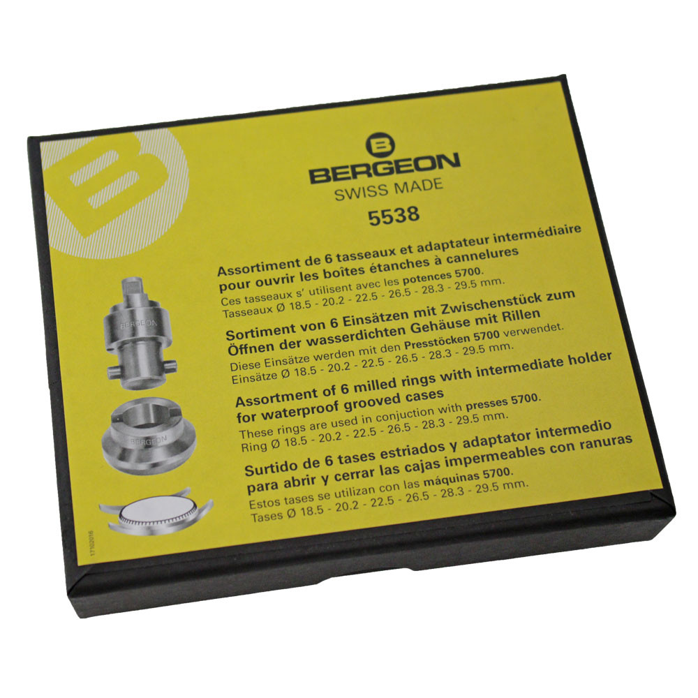 Bergeon 5538 Case Opening Dies for Bergeon Watch Back Opener