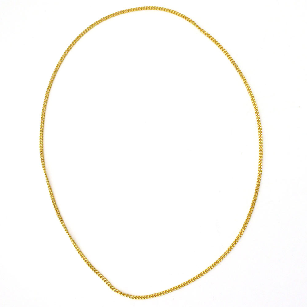 Gold Plated Stainless Steel Endless Curb Chain 3mm
