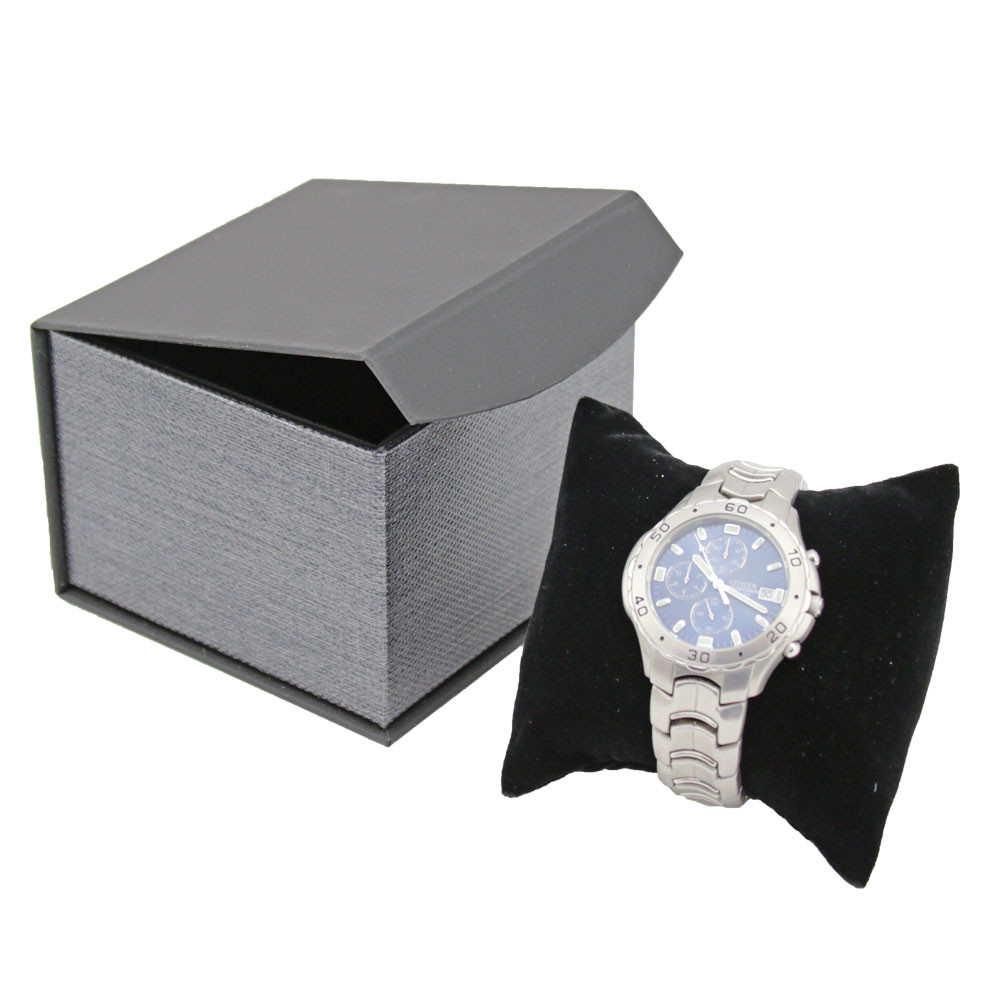 Grey Wrist Watch Gift Box