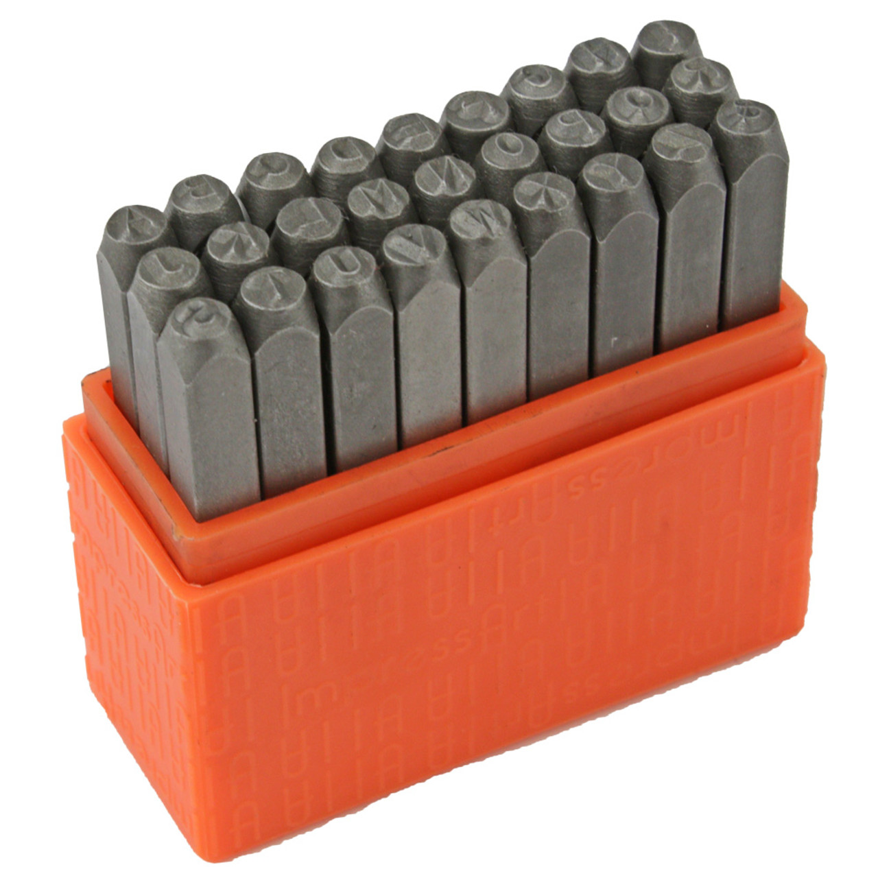 ImpressArt Letter Stamp Storage Case, Orange, 3mm