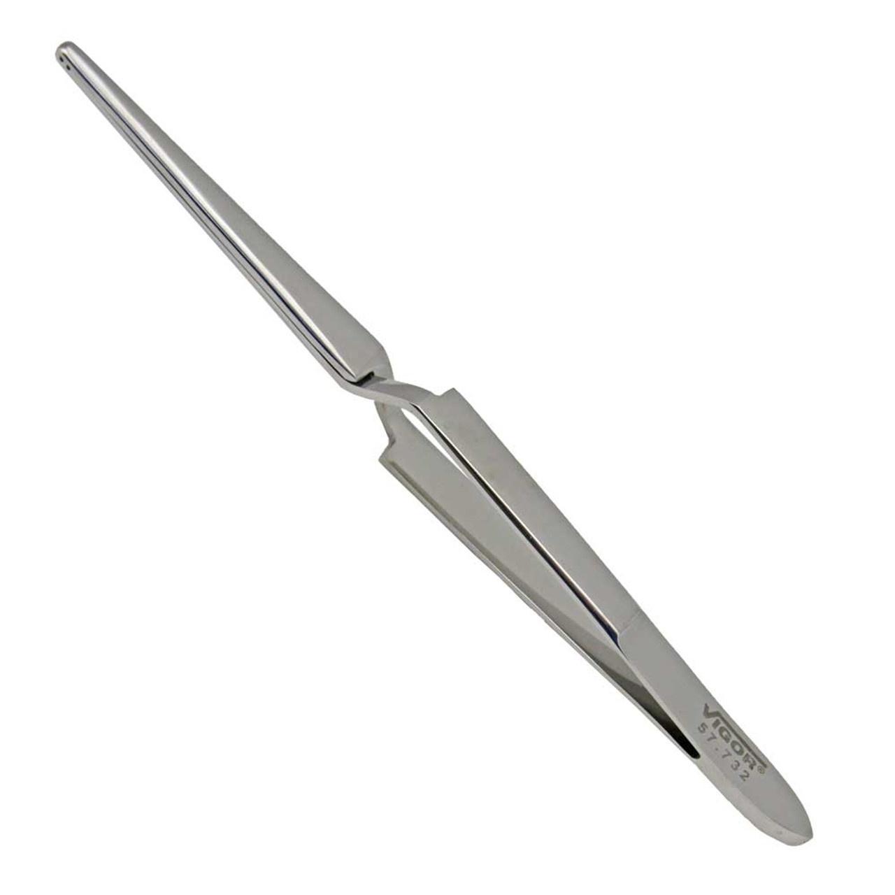Reverse Action Fiber Grip Tweezers- Straight - Model Craft Tools USA