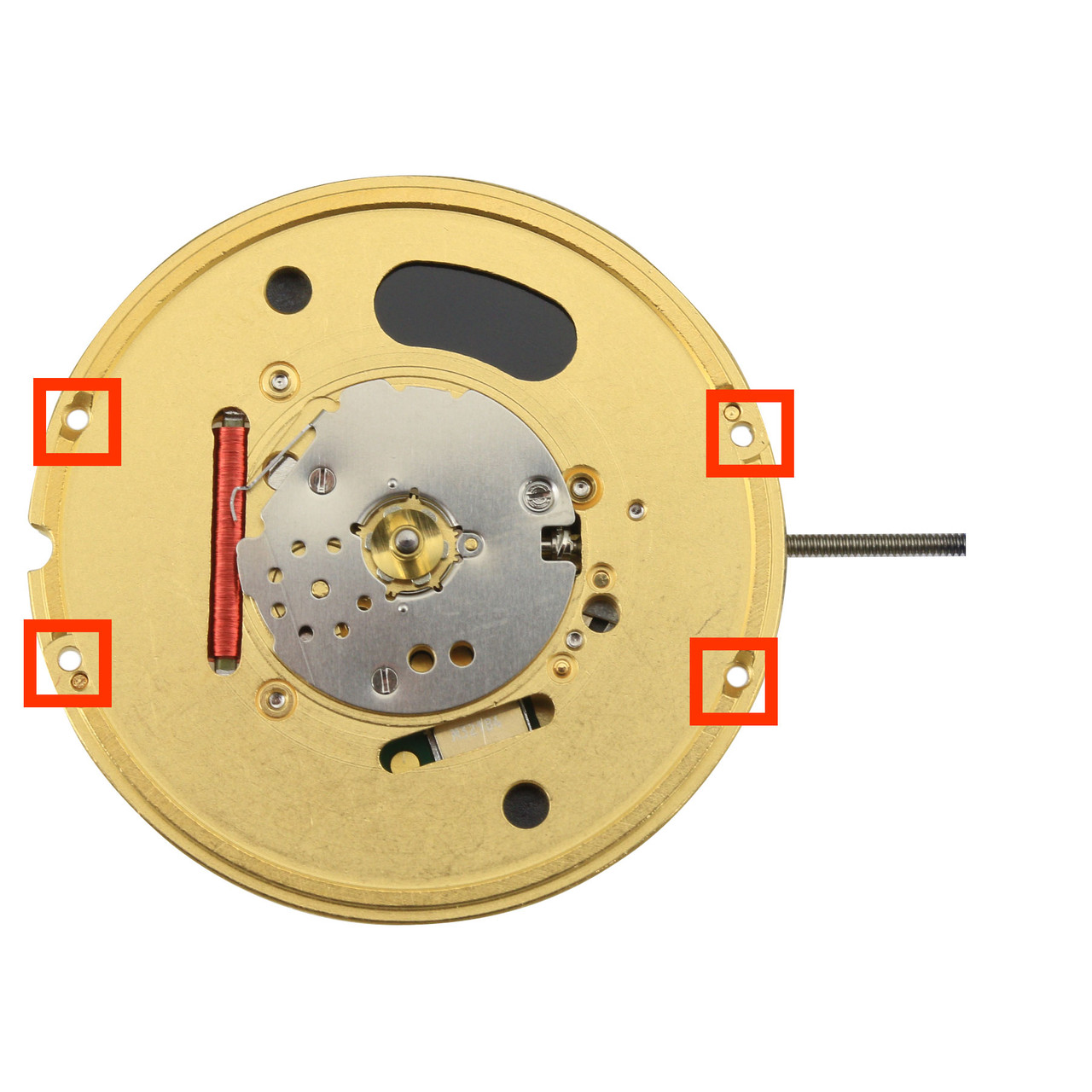 ETA® 2 Hand Quartz Watch Movement F06.105 Replaces F06.105