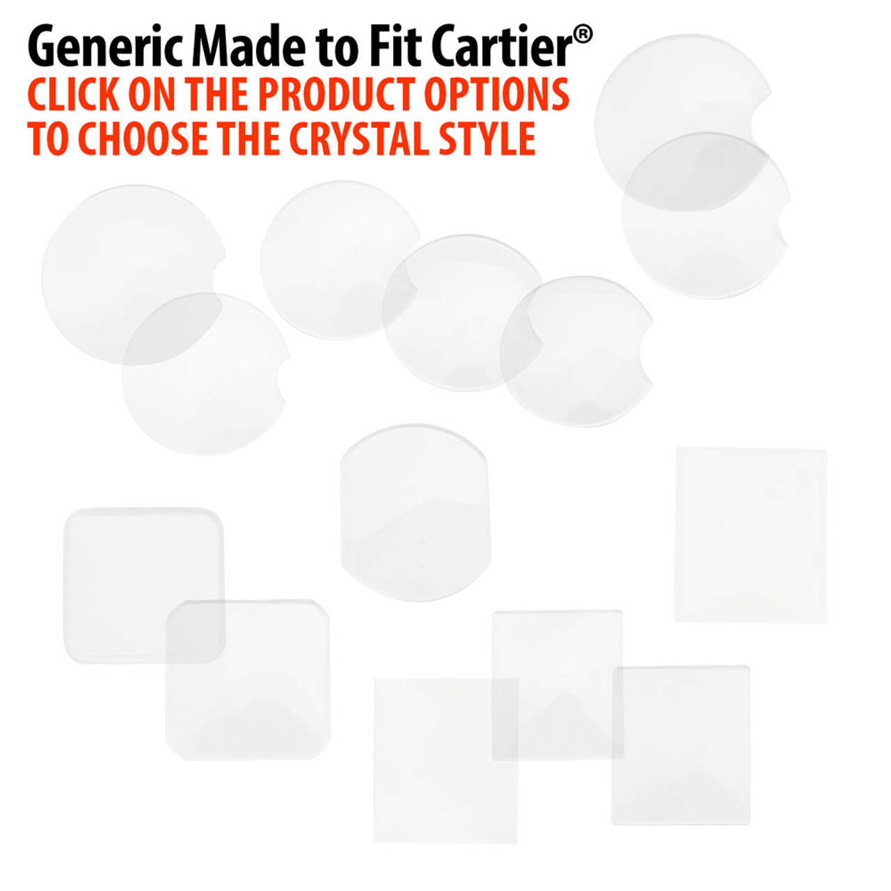 Generic Made To Fit Cartier® Brand Crystals