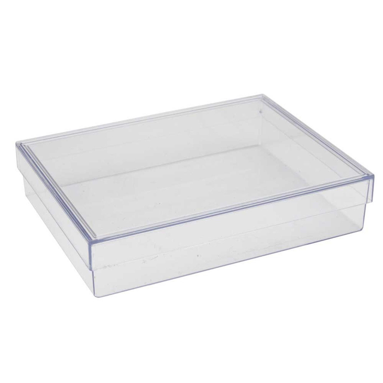 Individual Clear Plastic Storage Box 5 5/8 x 4 1/4 Inches