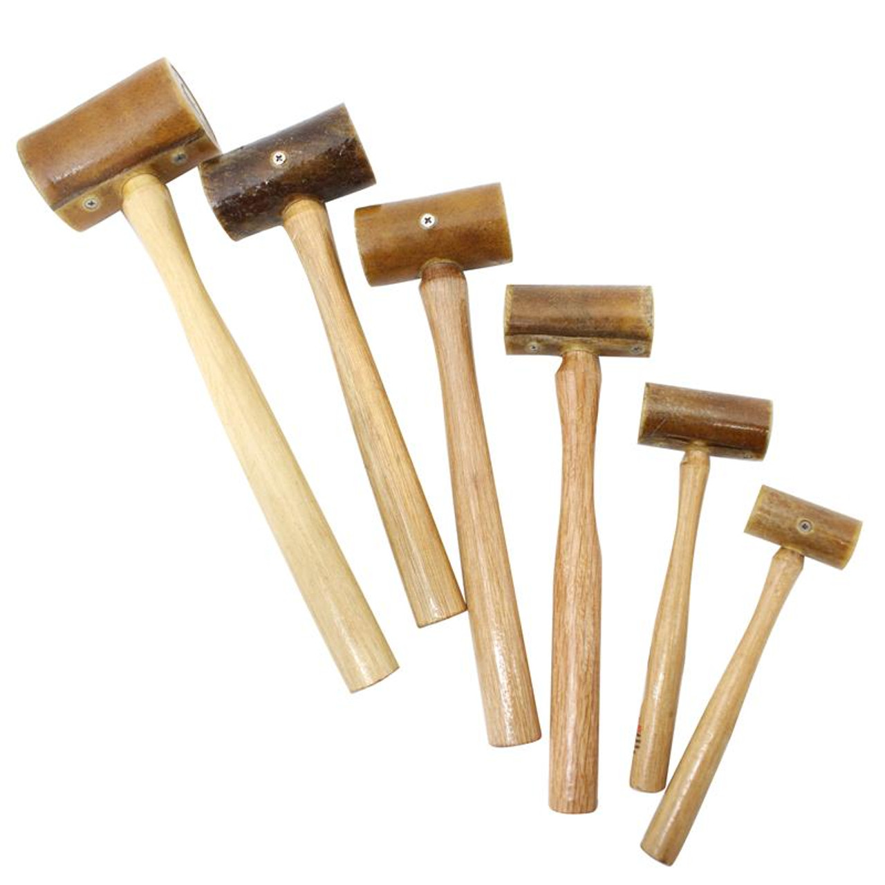 Grobet Rawhide Mallets for Jewelry Repair 1 1/4 by 2 1/2 Inch