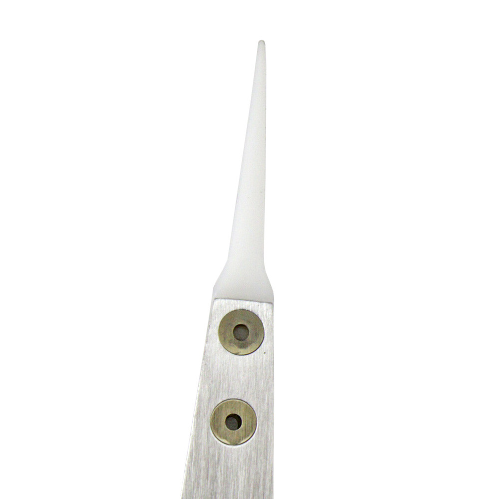 Horotec Aluminum Tweezer with Very Fine Delrin Tips