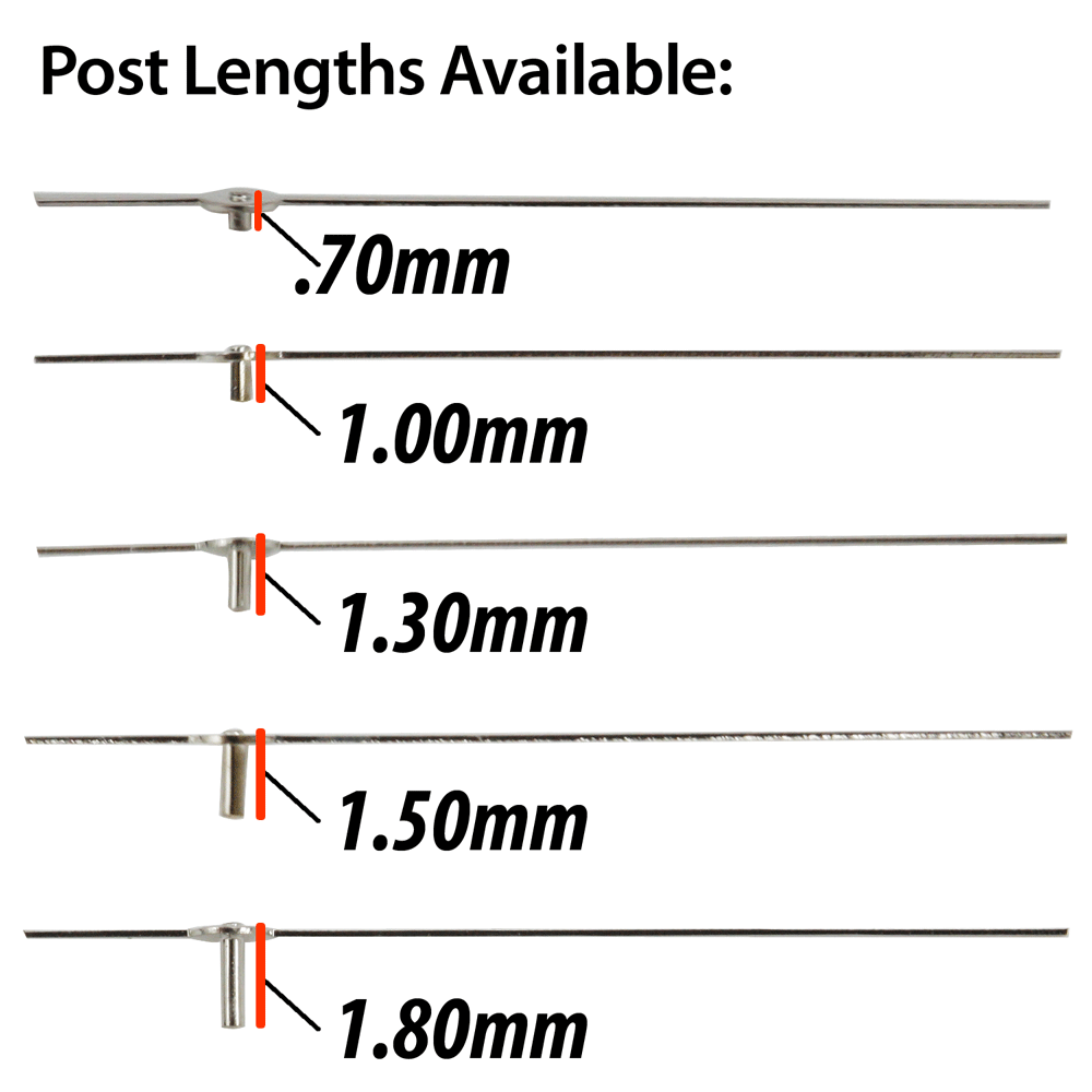 Assortment Of Sweep Second Watch Hands Regular, Medium And Long Post