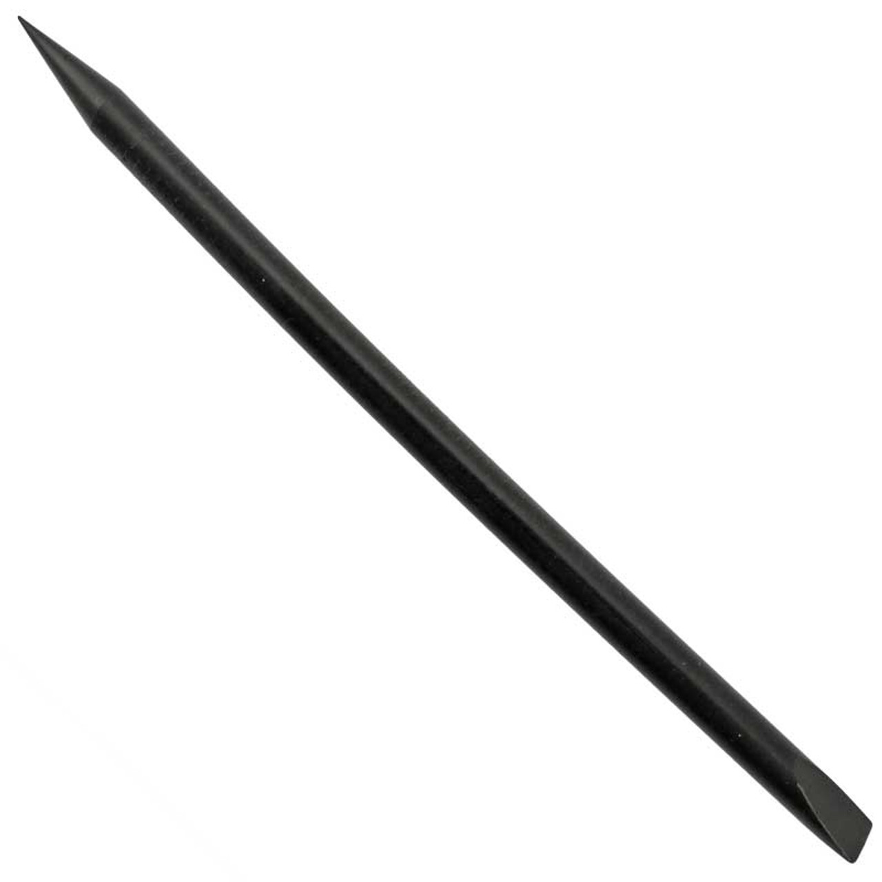 Black Plastic Stick with Beveled/ Pointed Ends