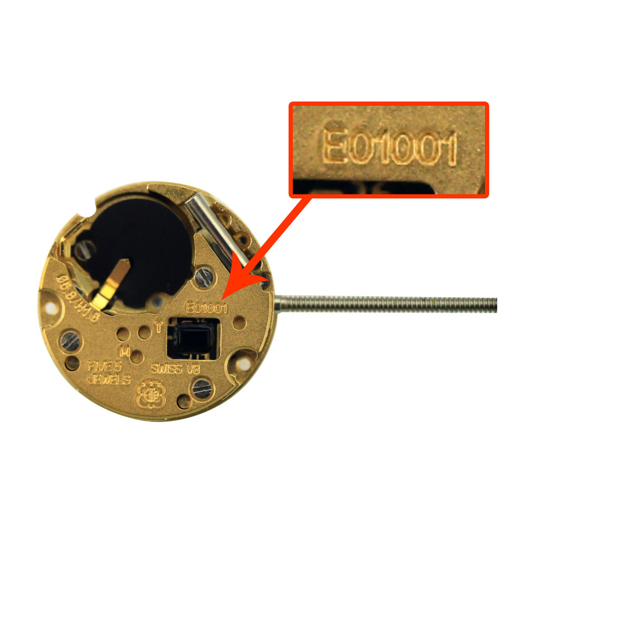 Eta Swiss V8 Collection ETA® Hand Quartz Watch Movement Higher