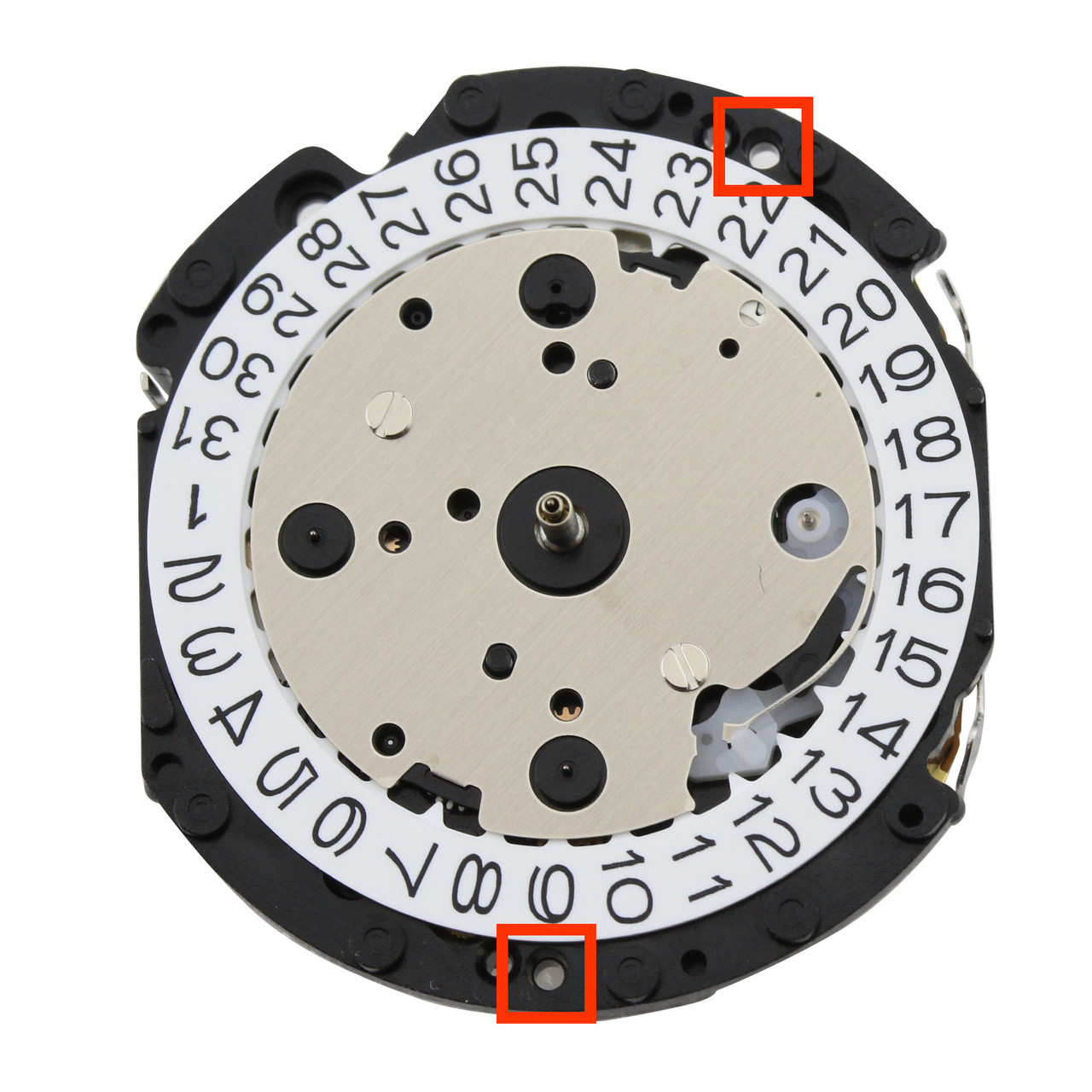 Hattori Japan 6 Hand Chrono Quartz Watch Movement VD53-LLB Date At