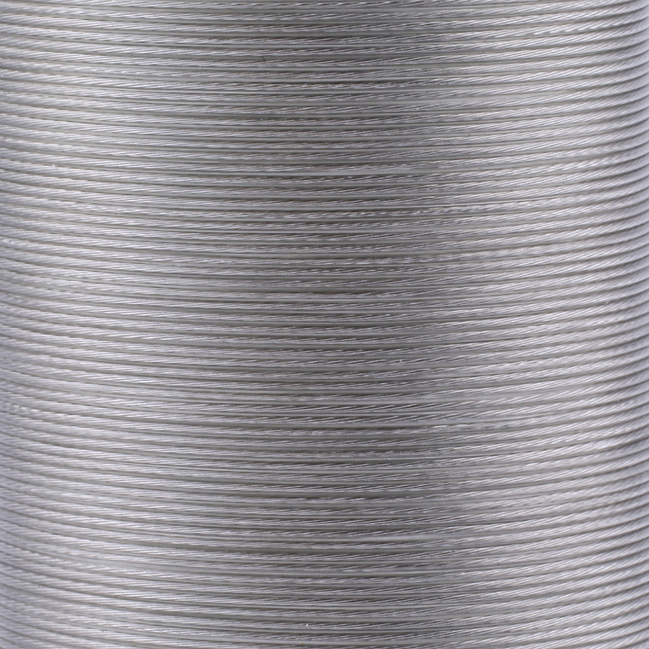 Beading wire, Tigertail™, nylon-coated stainless steel, clear, 7 strand,  0.012-inch diameter. Sold per 100-foot spool. - Fire Mountain Gems and Beads