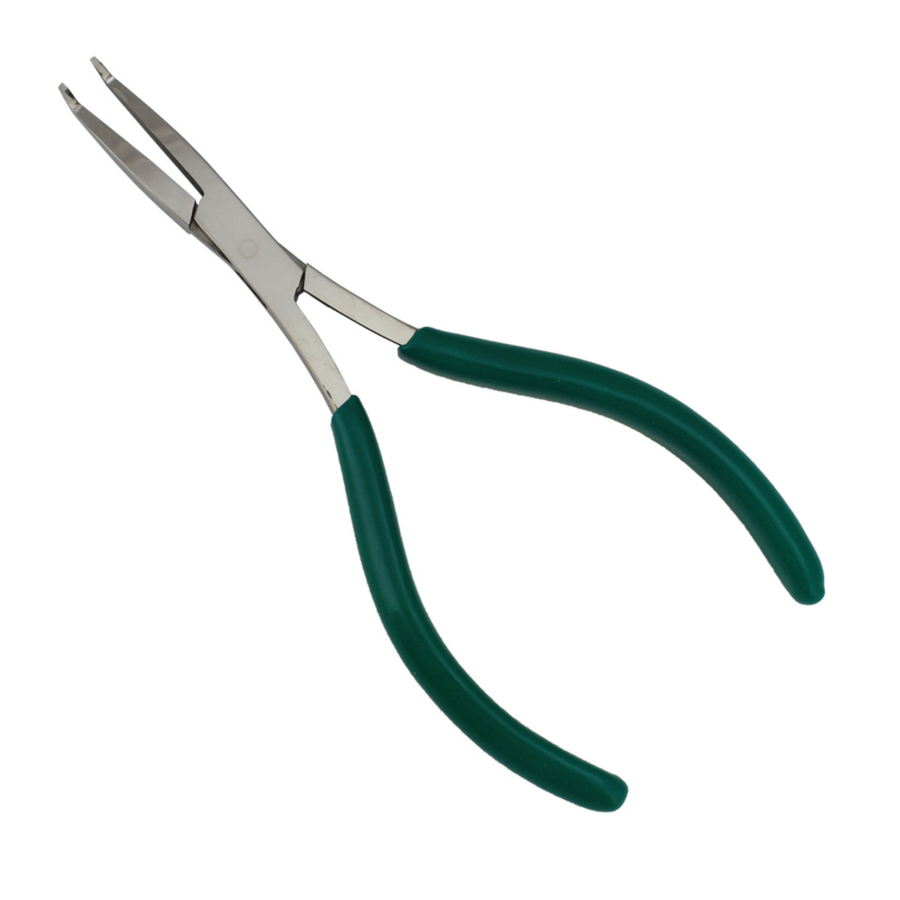 Micro Fine Bent Flat Nose Plier 5 1/4 Inch