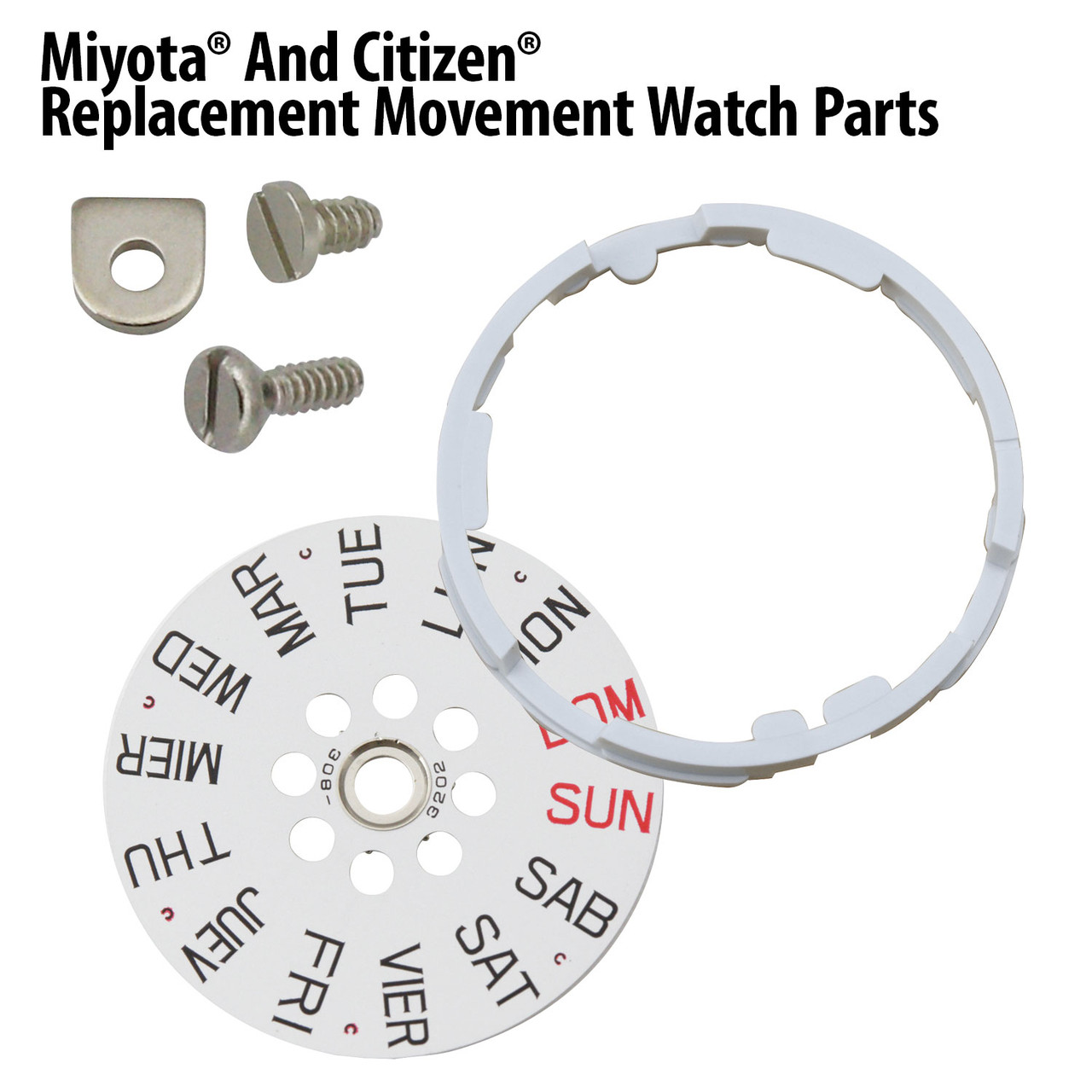 Miyota® And Citizen® Replacement Movement Watch Parts