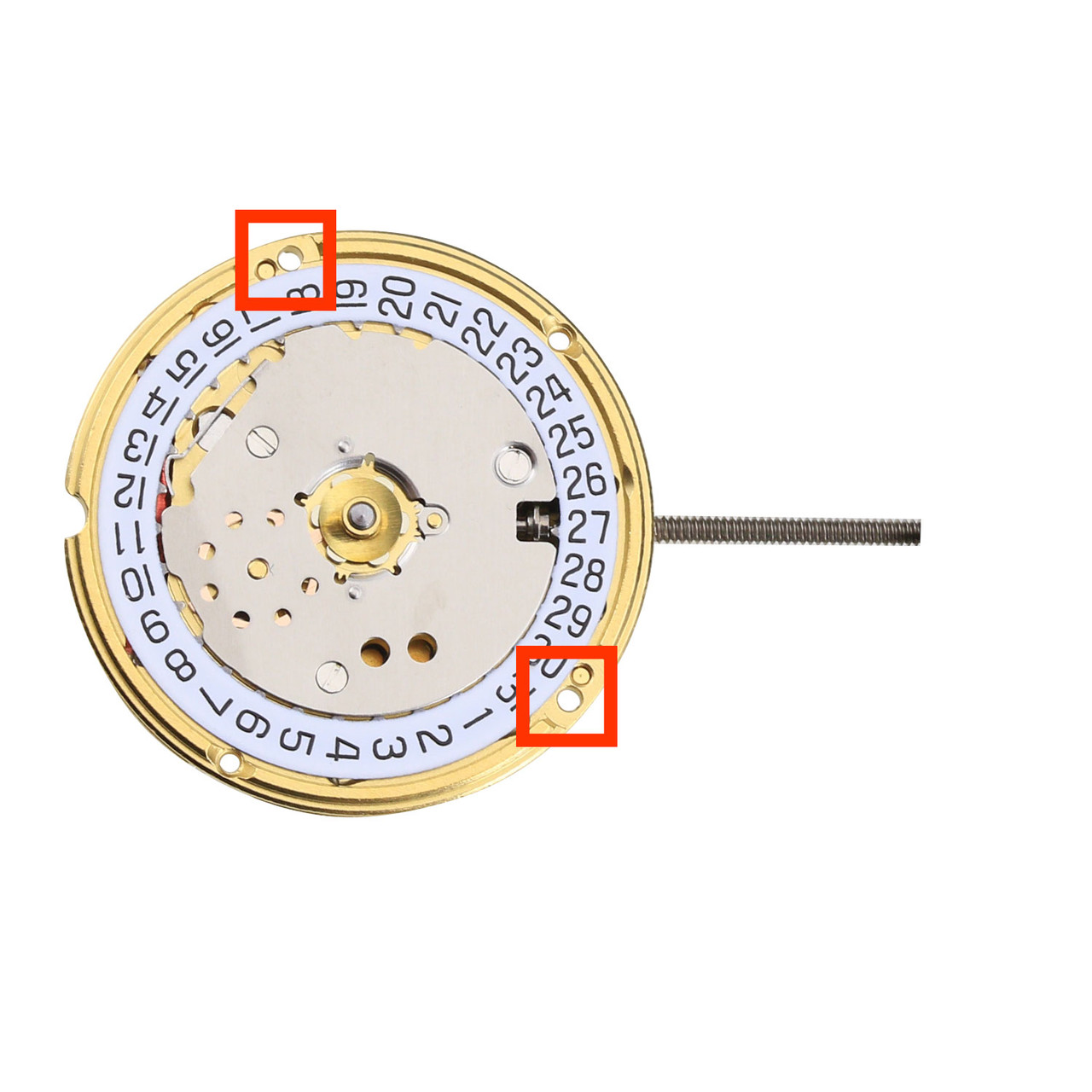 ETA® 2 Hand Quartz Watch Movement F03.111-2.0 Date At 3:00 Low Canon