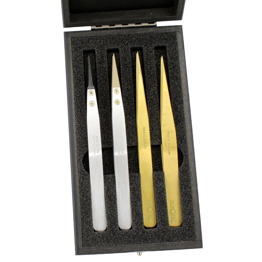 Horotec Tweezer Set of Four in Box