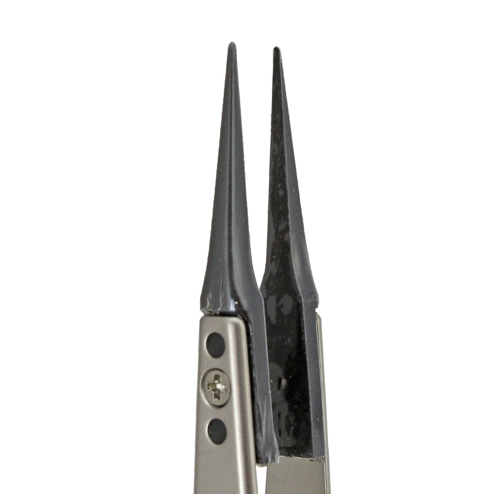 TechniWatch Anti-Slip Coated Tweezer with Fine Tips