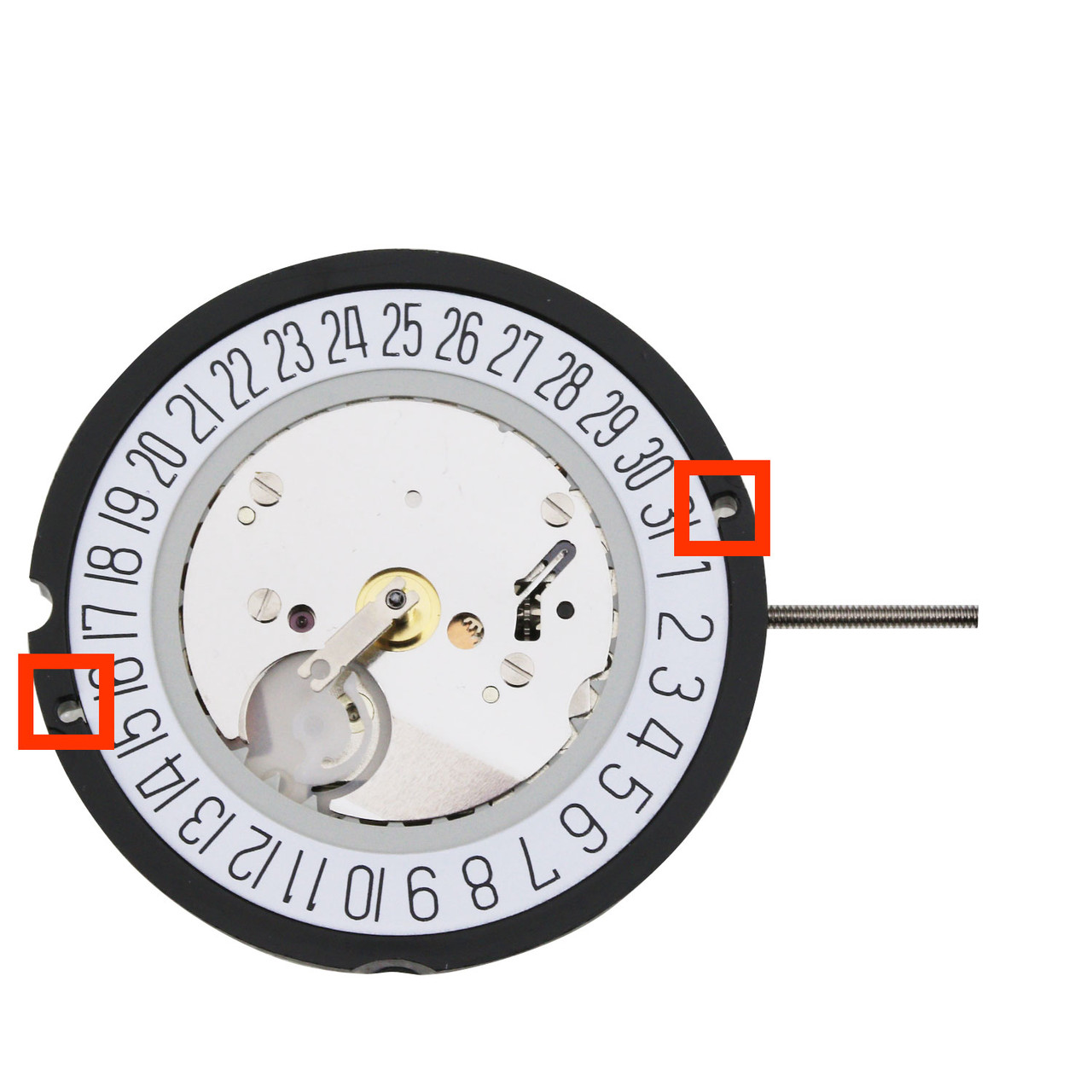 Harley Ronda 3 Hand Quartz Watch Movement HQ515.2-12 Date At 12:00