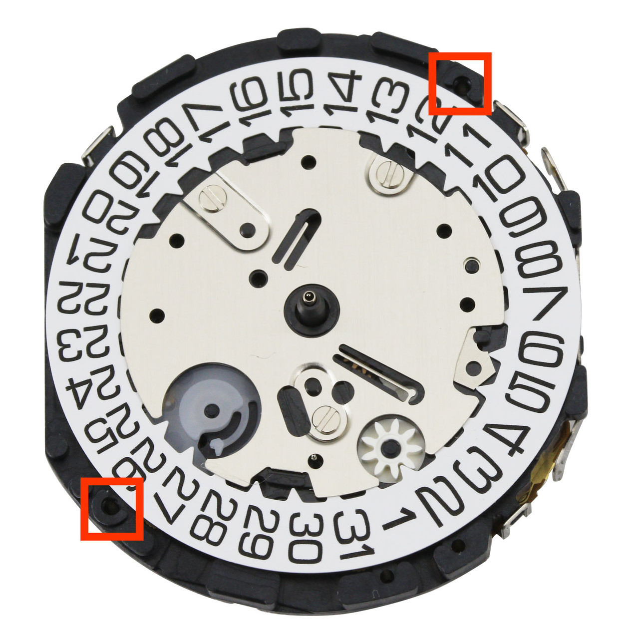 S. Epson Japanese Solar 4 Hand Quartz Watch Movement VS54 Battery
