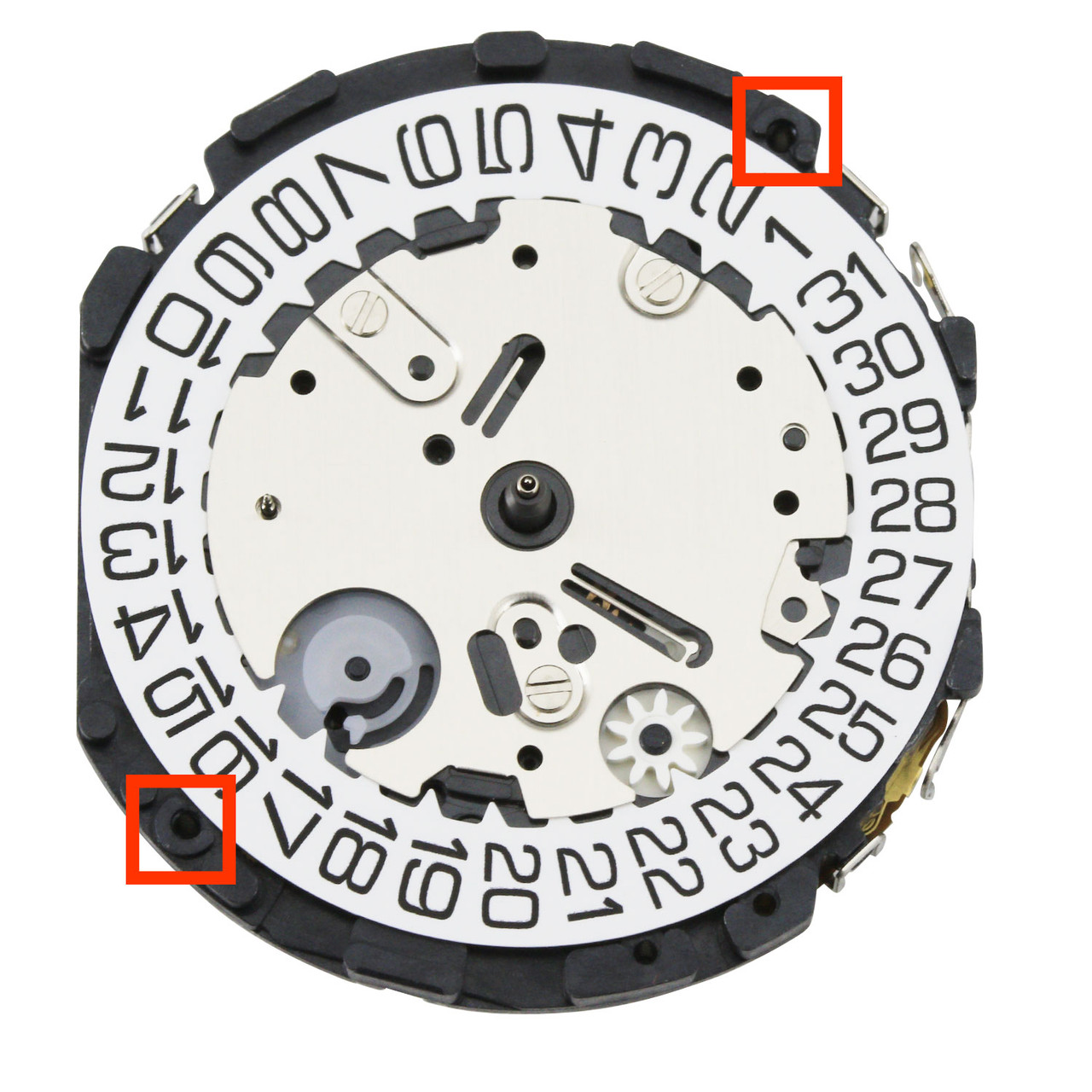 S. Epson Japanese Solar 4 Hand Quartz Watch Movement VS55 Battery