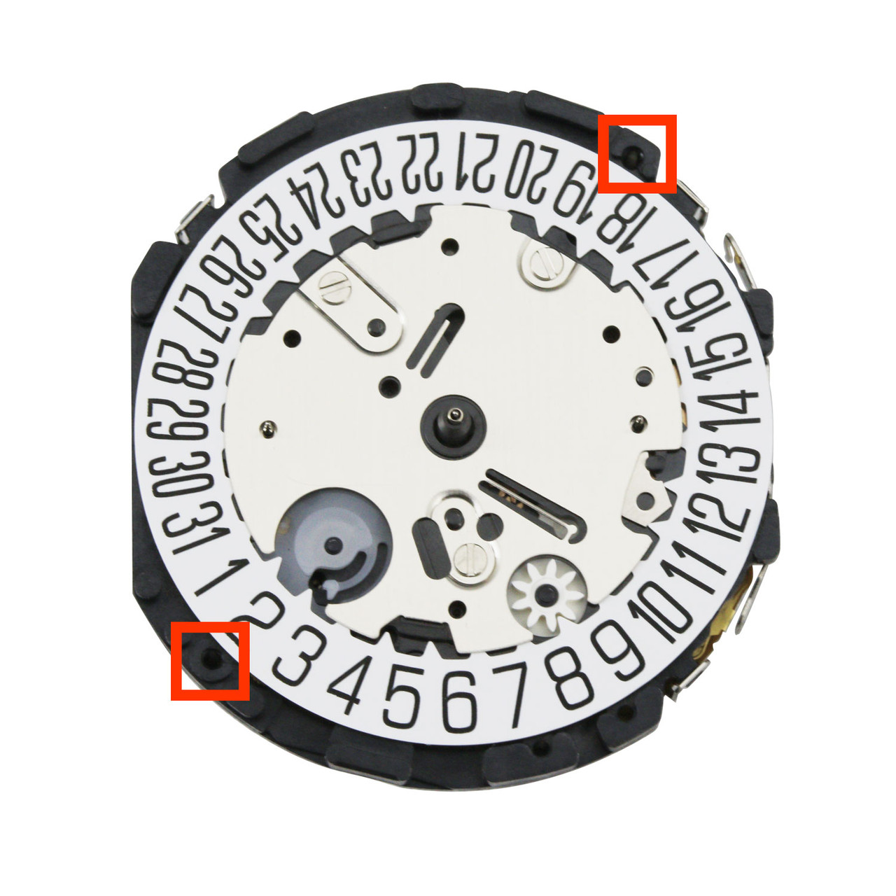 S. Epson Japanese Solar 5 Hand Quartz Watch Movement VS57 Battery