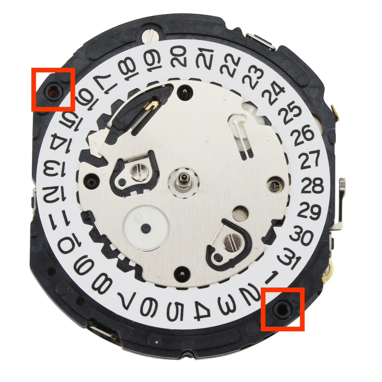 Movement In Motion / ソーラー腕時計/アナログ/BLK/BLK/VS71-0A00 S. Epson Japanese Solar 5 Hand Chronograph Quartz Watch Movement