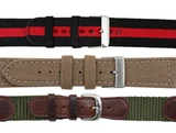 Nylon and Canvas Watch Bands 