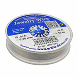 Griffin Jewelry Wire Clear .014 Inch Diameter 30 Foot Spool 