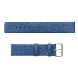 16MM Leather Watch Strap Blue Flat Calf